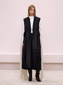 Belt Detailed Long Vest