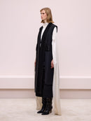 Belt Detailed Long Vest