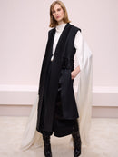 Belt Detailed Long Vest