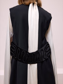 Belt Detailed Long Vest