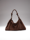 BAQA Large Suede Bag