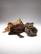 BAQA Large Suede Bag