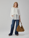 BAQA Large Suede Bag