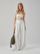 BAQA Large Suede Bag