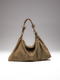 BAQA Large Suede Bag