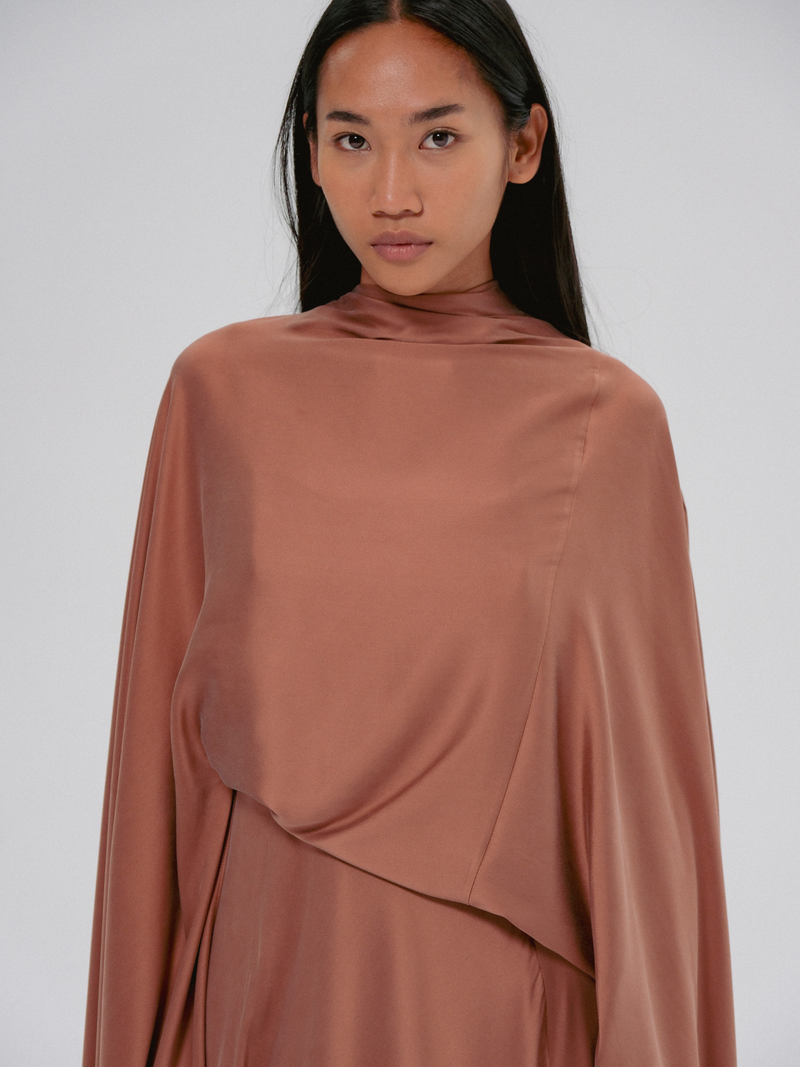 Cape-Look Dress