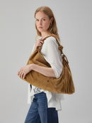 BAQA Large Suede Bag