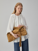 BAQA Large Suede Bag