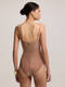 Moeva Shiny Fabric One Piece Swimsuit