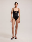 Moeva Elegant Metal Detail One Piece Swimsuit