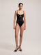 Moeva Elegant Metal Detail One Piece Swimsuit