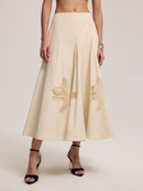 Ecru Bell Skirt