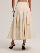 Ecru Bell Skirt