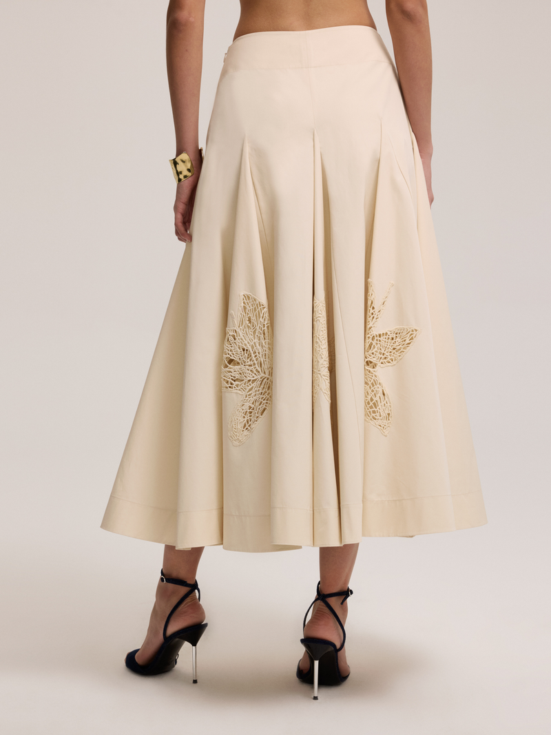 Ecru Bell Skirt