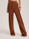 High Waist Cupro Trousers