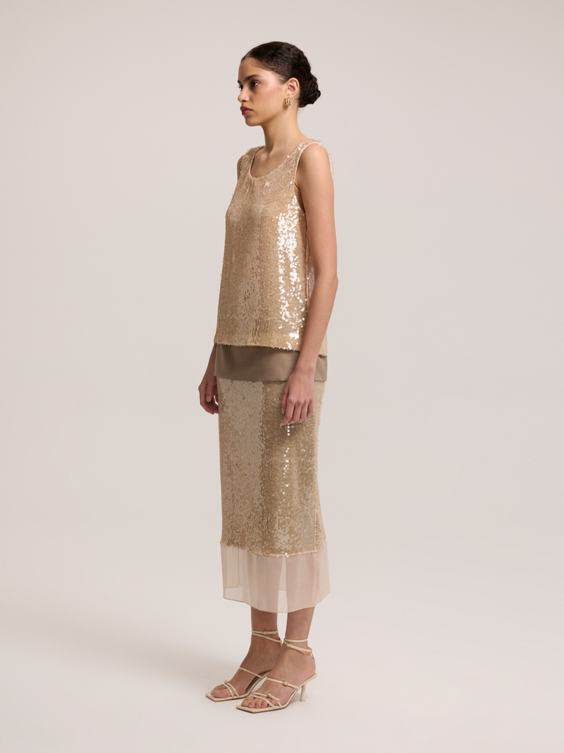 Sequined Blouse