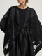 Organza Black Cape