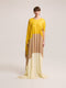 Dress with Gathered Sleeve Detail