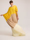 Dress with Gathered Sleeve Detail