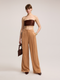 Pleated Detailed Beltless Trousers