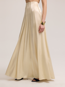 Light Beige Long Skirt