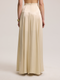 Light Beige Long Skirt