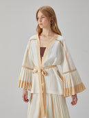 Jacket with Pleated Details