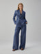 Linen Jacket with Embroidered Sleeves