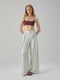 High-Waisted Flowing Trousers
