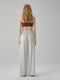 High-Waisted Flowing Trousers