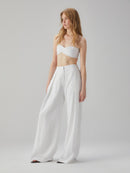 Wide-Leg Linen Trousers