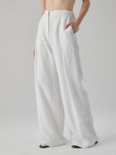 Wide-Leg Linen Trousers