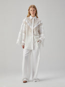 Embroidered White Shirt