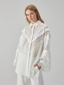 Embroidered White Shirt