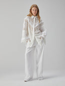 Embroidered White Shirt