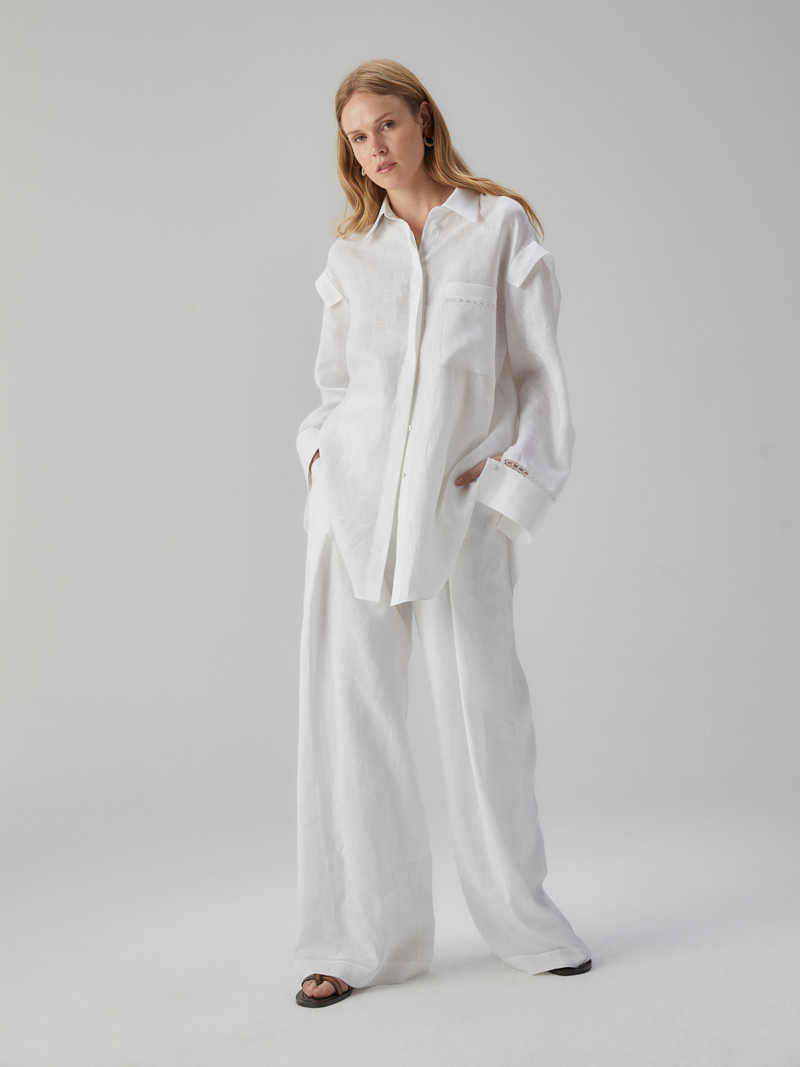 Oversized Linen Shirt