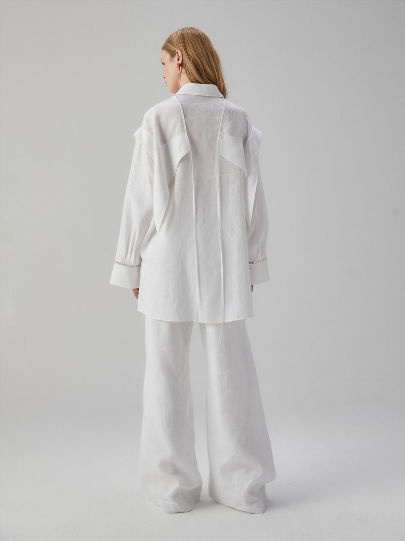 Oversized Linen Shirt