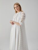 Long Dress with Lace Details