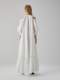 Long White Linen Dress