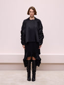 Jacket with Ruched Sleeves