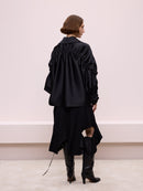 Jacket with Ruched Sleeves