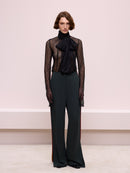 Khaki Straight Leg Pants