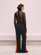 Khaki Straight Leg Pants