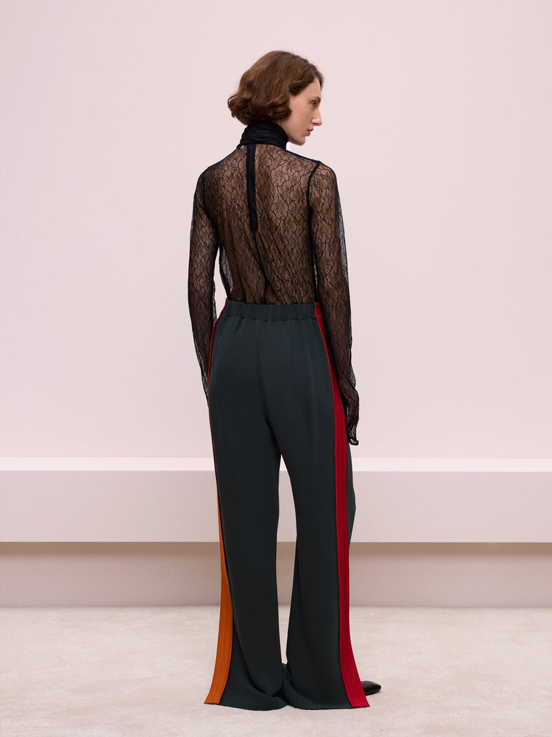Khaki Straight Leg Pants