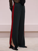 Khaki Straight Leg Pants