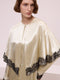 Lace Detailed Beige Blouse