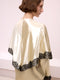 Lace Detailed Beige Blouse