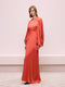 Cape Sleeve Long Dress