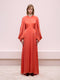 Cape Sleeve Long Dress
