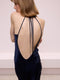 Lace Detailed Navy Blue Jacket